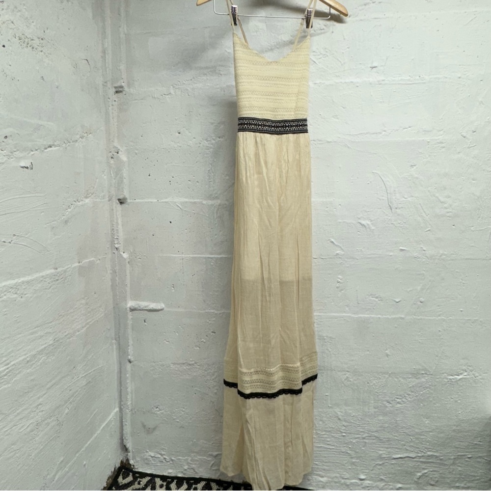 Hint bohemian maxi dress adjustable length straps